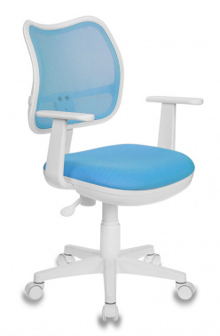 Кресло детское Бюрократ CH-W797 голубой сиденье голубой TW-55 сетка/ткань крестовина пластик пластик