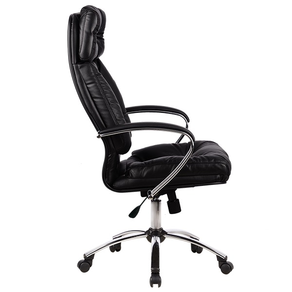 Кресло LK-14 Ch № 721(износост. материал NewLeather из натур. кожи черная)