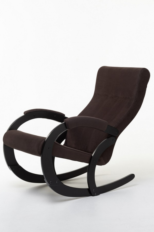 Кресло-качалка Модель 3 (Венге, ткань Amigo Coffee)