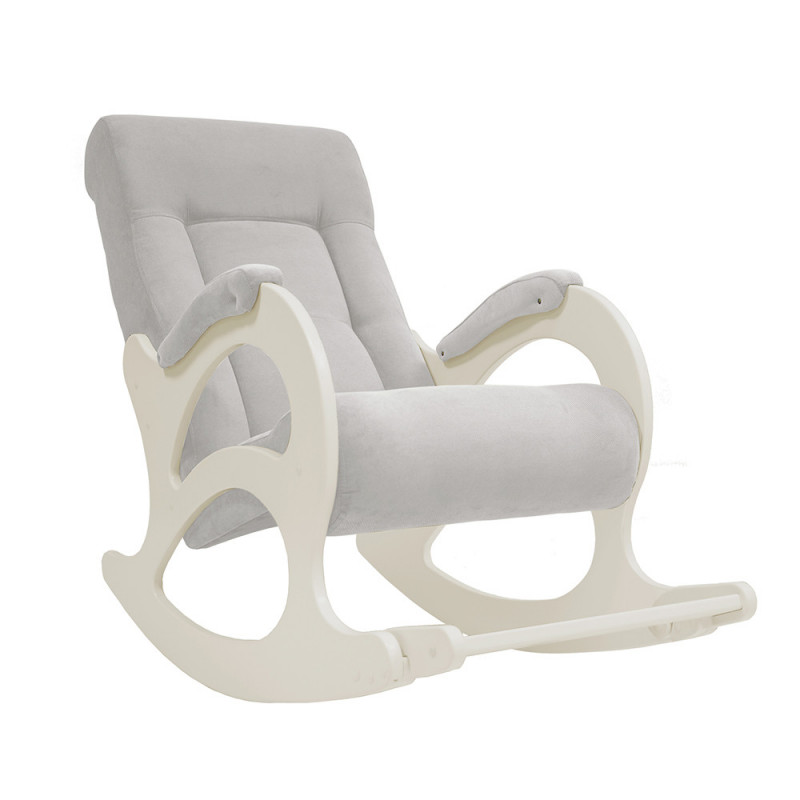 Кресло-качалка Модель 44 Молочный дуб б/л, ткань V 32