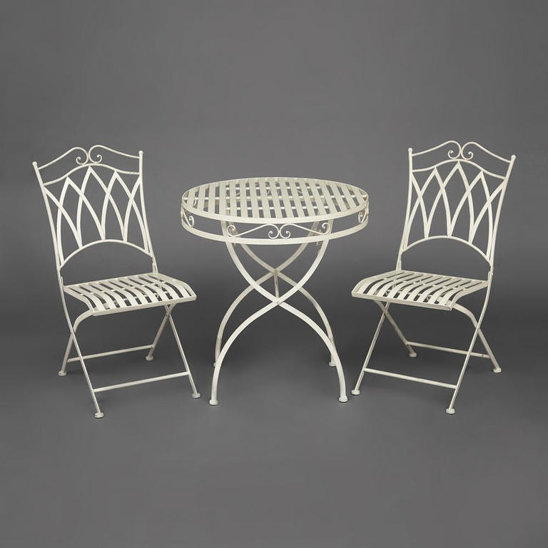 Комплект (стол + 2 стула) Secret de Maison PALLADIO, металл, стол: 70х74,5см,