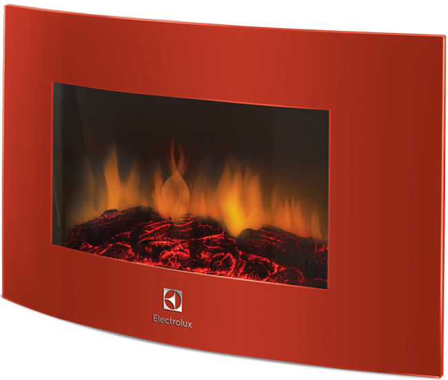 Электрокамин Electrolux EFP/W-1200URLS Красный