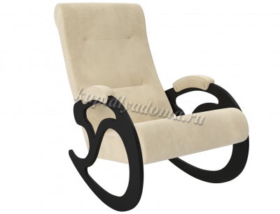 Кресло-качалка Модель 5 (Венге, ткань Verona Vanilla)